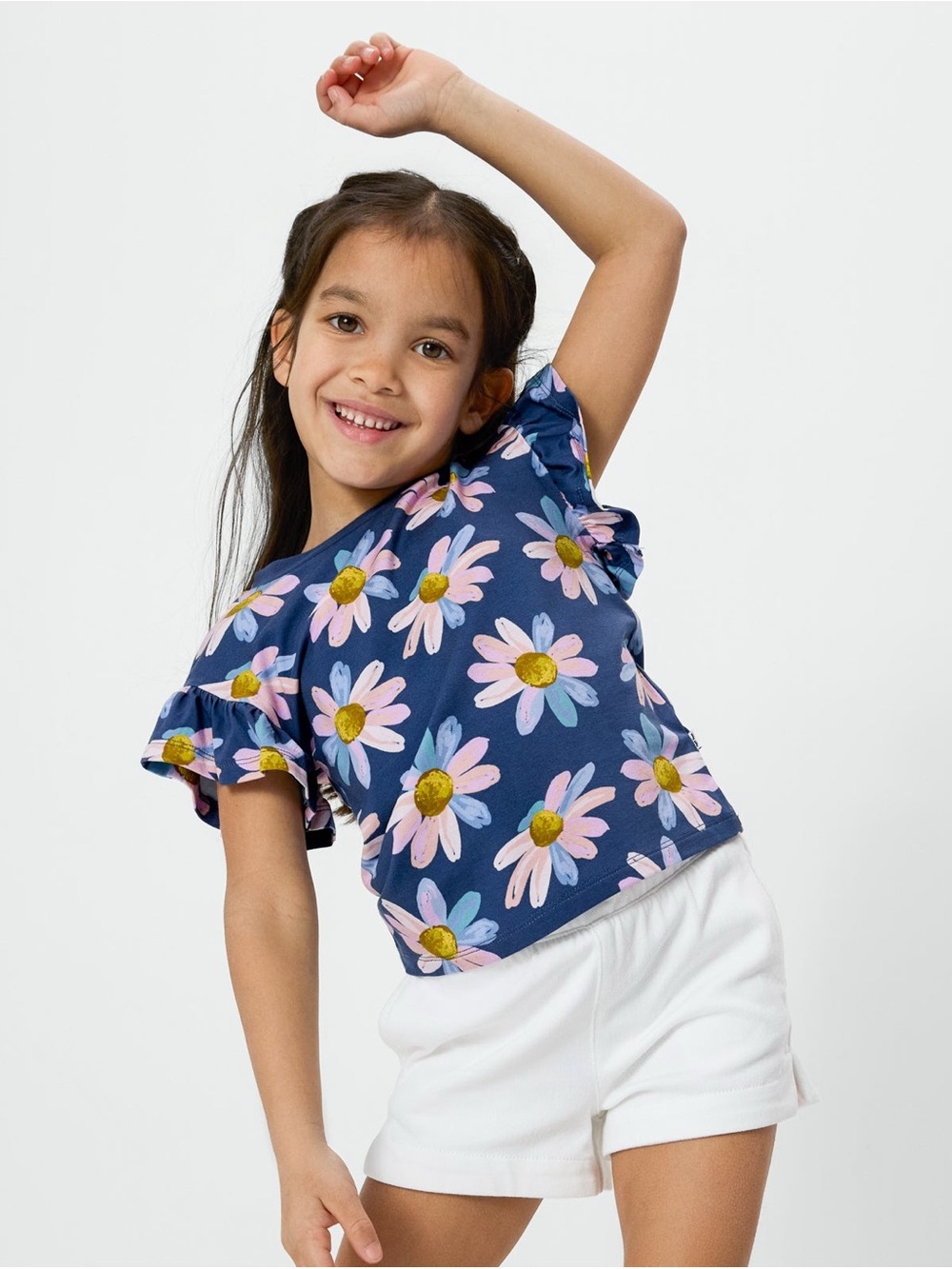 Little Sleepies Daisy Blooms Flutter Tee, Size 18-24 Months